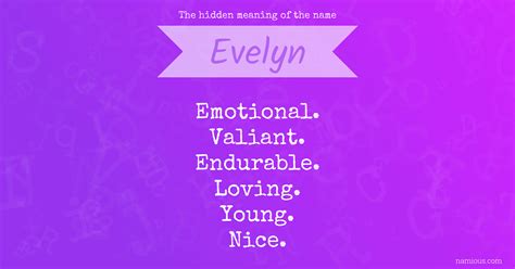 Evelyn Name Meaning And Origin