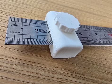 Stop for metal rulers (26mm x 1mm) Remixed by Beo666 - MakerWorld