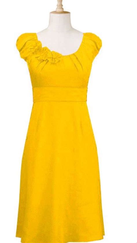 yellow dresses for women