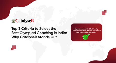Top 3 Criteria to Select the Best Olympiad Coaching in India