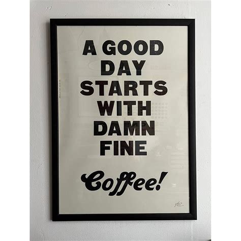 DAMN FINE COFFEE/ Poster – HIGHTIDE STORE DTLA AND CORNERSHOP BKLN