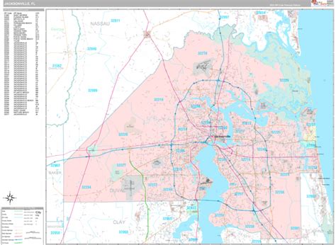 zip code map jacksonville fl