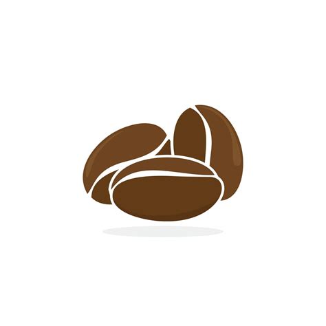 Coffee bean icons. Coffee Bean icon vector design illustration. Coffee Bean icon simple sign ...