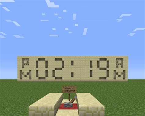 Image result for Minecraft Digital Clock Tutorial