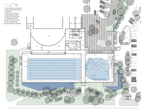 Swimming Pool Plan for Vancouver Aquatics Centre