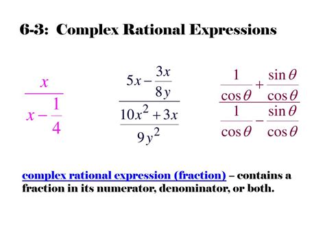 Image result for Complex Rational Expression