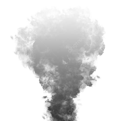 Rising Black Smoke From A Fire Effect For Compositing And Manipulation ...