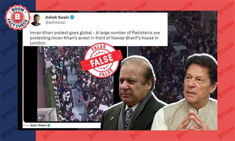 Old Video Peddled As Protest Outside Nawaz Sharif's London House After ...
