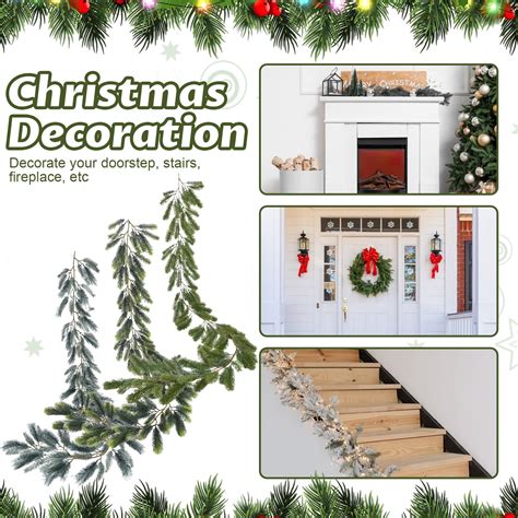 Christmas Garland Christmas Pine Needle Green Decoration Christmas Vine ...