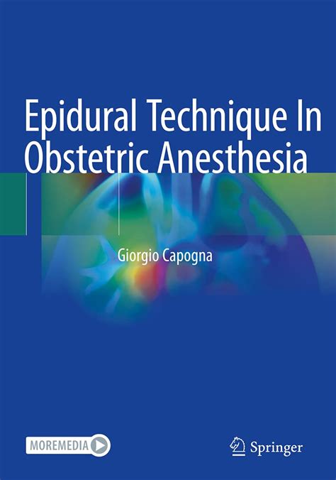 Buy Epidural Technique In Obstetric Anesthesia Book Online at Low ...
