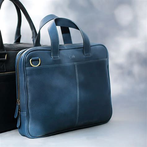 BONAZZI MEN'S LAPTOP BAG - NAVY