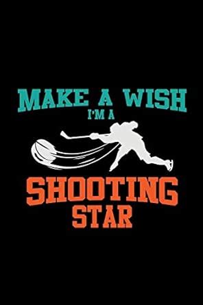 Make a wish I'm a shooting star: 6x9 Hockey - grid - squared paper ...
