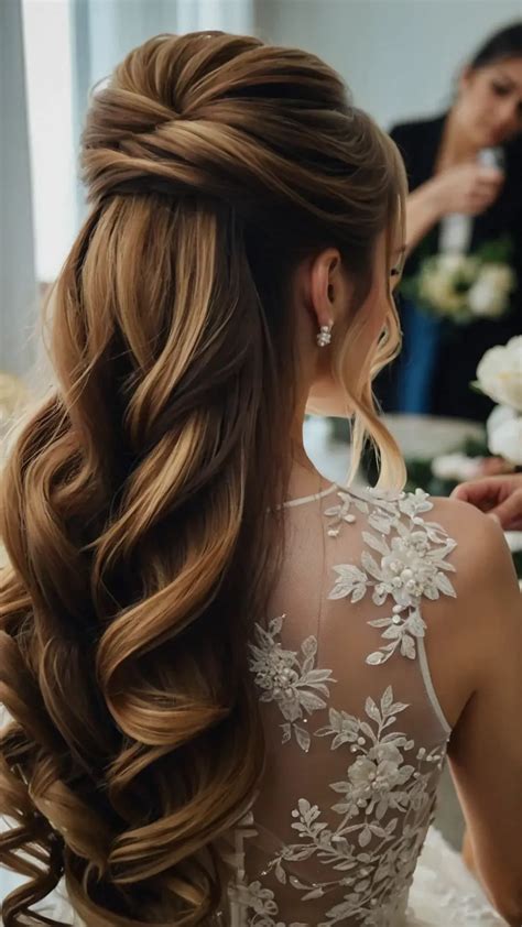 **Top 18 Half Up Half Down Hairstyles for a Memorable Wedding Day ...