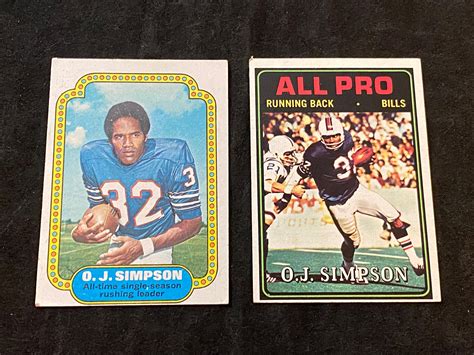 Oj Simpson Football Card