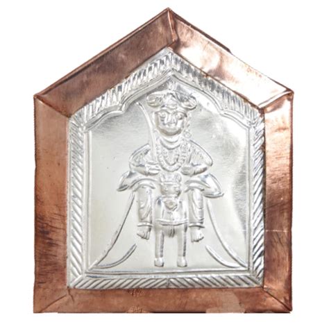 Nakoda Gold & Silver Jyotiba Dev (Maharashtrian Dev Tak) Pure Silver ...