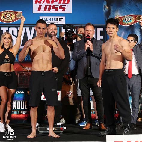 Tszyu and Inoue make weight – RingSide24