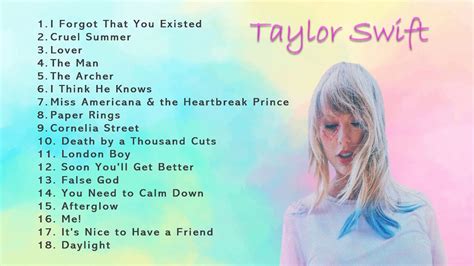 Lover (Playlist) - Taylor Swift - YouTube