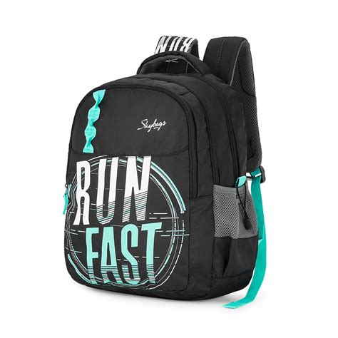 Skybags New Neon 22 06 School Backpack Black