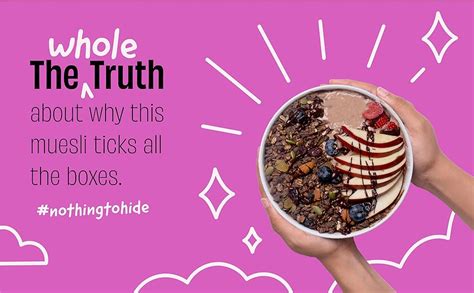 The Whole Truth Foods - Breakfast Muesli - Choco Fruit Crunch - 350g ...