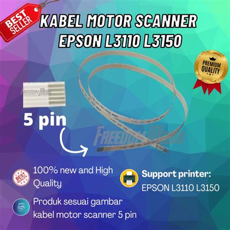 Jual Kabel Motor Scanner Epson L3110 L3150 L3210 Fleksibel Scaner L3150 ...