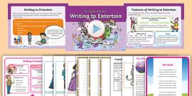 LKS2 Purposes for Writing: Writing to Entertain Resource Pack