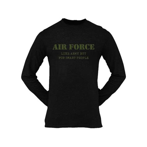 Smart Military Style Air Force Full Sleeve T-Shirt – Olive Planet