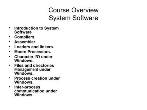 Image result for System Software Tutorial