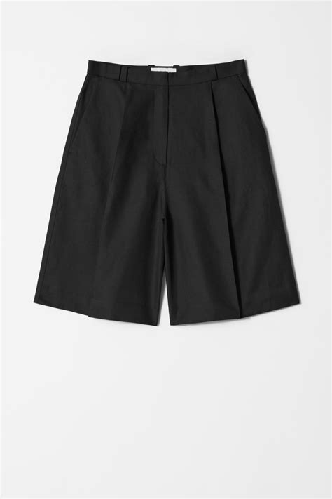 Tailored Bermuda Shorts - Black - Ladies | H&M GB