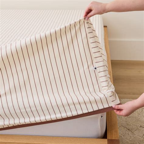 Jude Organic Cotton - Sunday Stripe Bed Sheets | Sheet Society