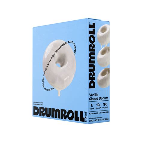 Drumroll Plant-Based Vanilla Donuts – Drumroll Snacks