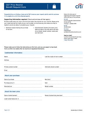 IL Citi Price Rewind CFCPR001 2016-2026 - Fill and Sign Printable ...