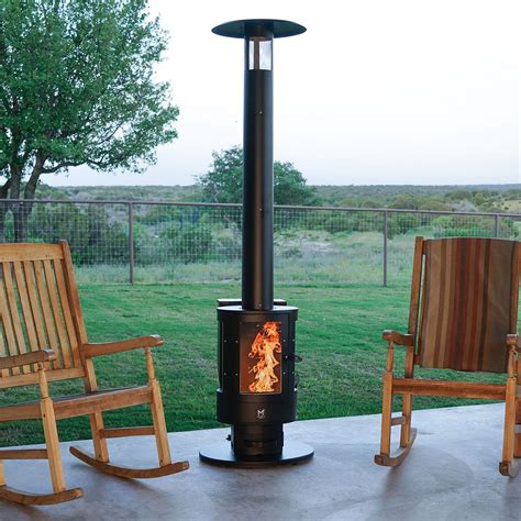 Outdoor Wood Pellet-Fueled Patio Heater - 70,000 BTUs | The Green Head