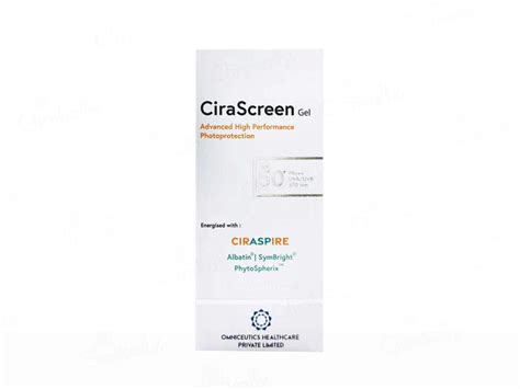 Cirascreen Advance High Performance Sunscreen Gel SPF 50+ PA+++ ( 30 M ...
