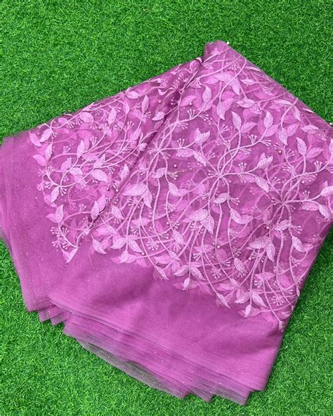 Net work fabric | Pastel Pink | Balaji Cutpiece
