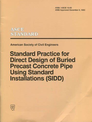 Buy Standard Practice for Direct Design of Buried Precast Concrete Pipe ...