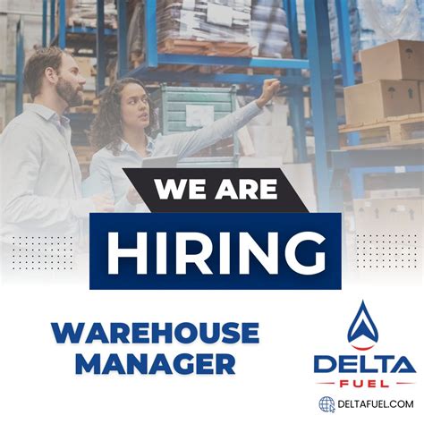 Delta Fuel Company on LinkedIn: #delta #deltafuel #warehousemanager #joinourteam #efficiencymatters…