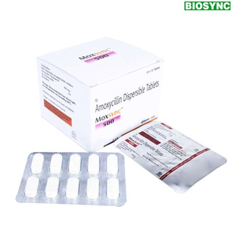 MOXSYNC-500 Tablets Biosync Pharmaceuticals Pvt. Ltd.