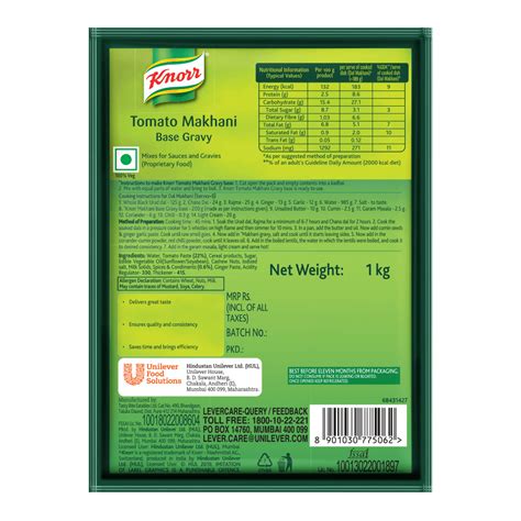 Knorr Tomato Makhani Gravy Base | Unilever Food Solutions India