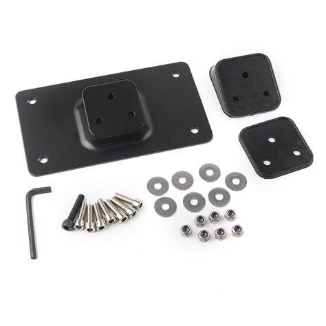Motorcycle Motorcycle Laydown Tilt License Plate Kit Frame Mount H ...