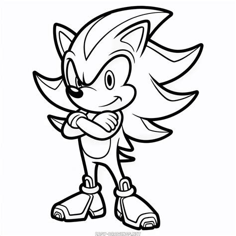 Sonic Easy Drawings | Easy Drawings