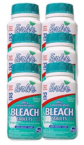 Buy Evolve Concentrated Bleach s - 32-ct (6 pack case Original) (Linen ...