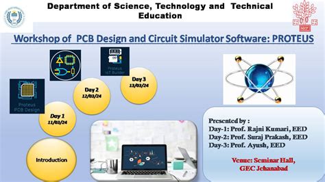 » Regarding 3 day workshop program of PCB design and Circuit Simulator ...