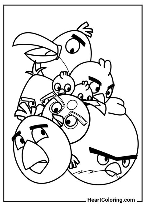 Image result for Super Fun Coloring Pages Angry Birds