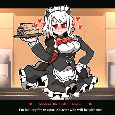Maid Modeus : r/Helltaker