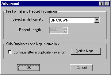 Rebuilding Corrupt Indexed Files