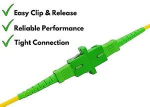 New Trensh SC To SC Green Optical Fiber Coupler Fiber Optic Adapter SC ...