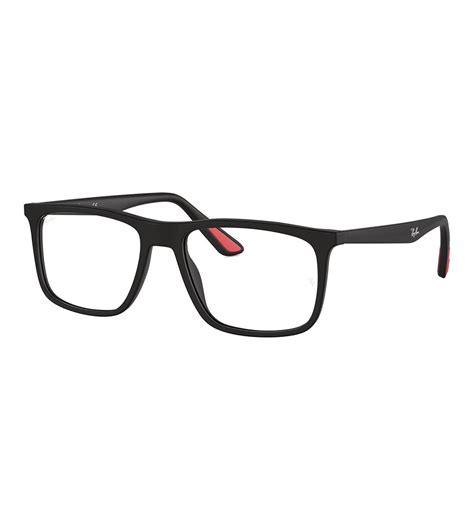 Ray Ban Unisex Black Square Optical Frame