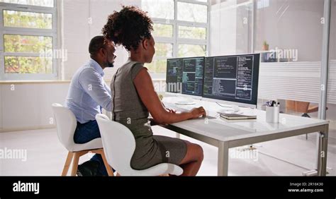 Image result for African Woman Coding at Computer