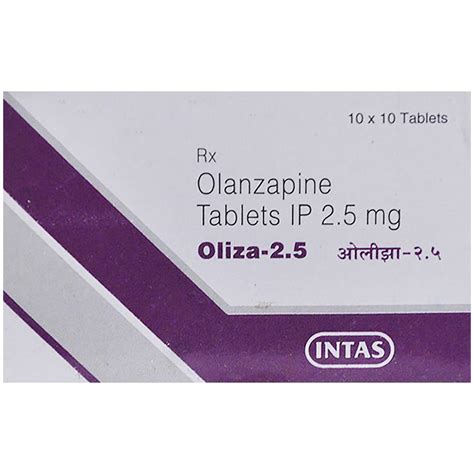 Oliza-2.5 Tablet | Uses, Side Effects, Price | Apollo Pharmacy