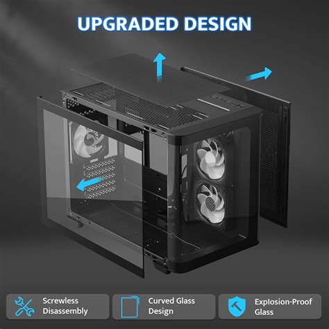 darkFlash Micro-ATX Gaming PC Case, MATX PC Case India | Ubuy